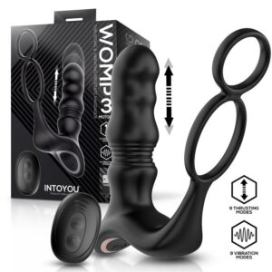 Masajeador prostático con vibración y thrusting Womp