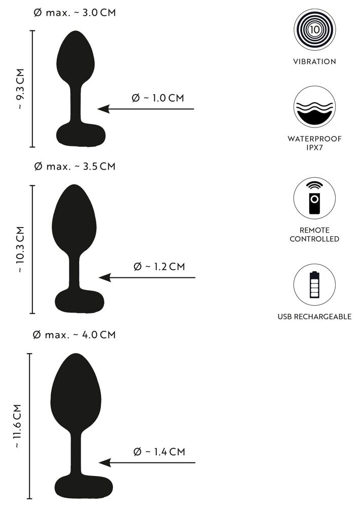 Set 3 plugs con mando - Imagen 9