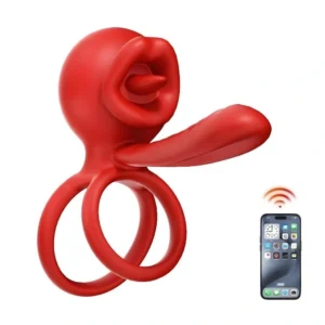 Anillo recargable doble con lengua y APP