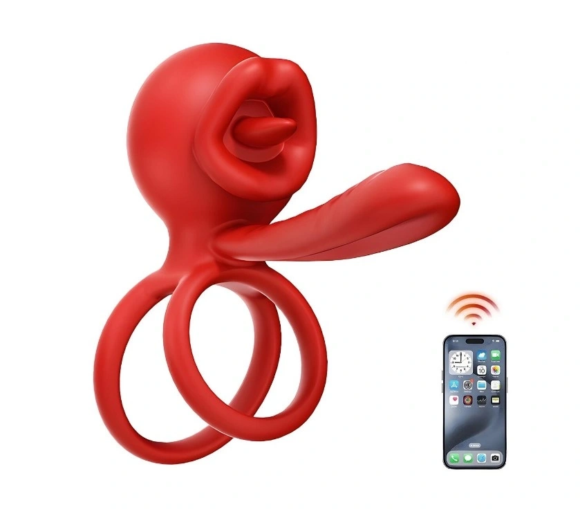 Anillo recargable doble con lengua y APP