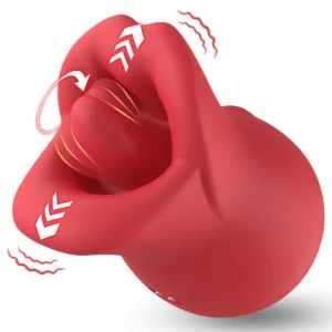 Boca con lengua vibradora y rotación