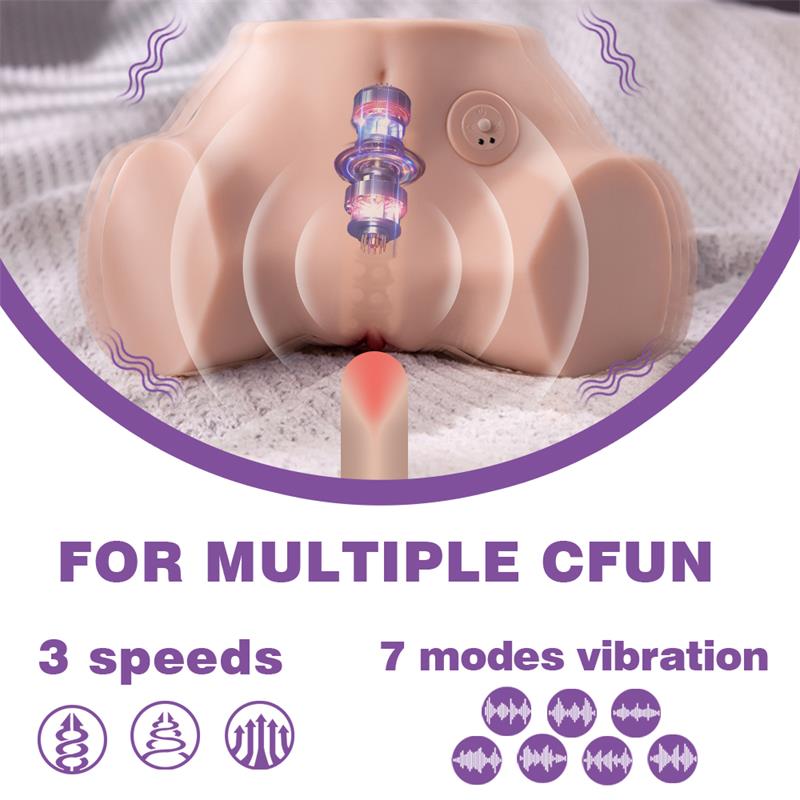 Vagina con vibración y thrusting CQ052 5.5kg - Imagen 8