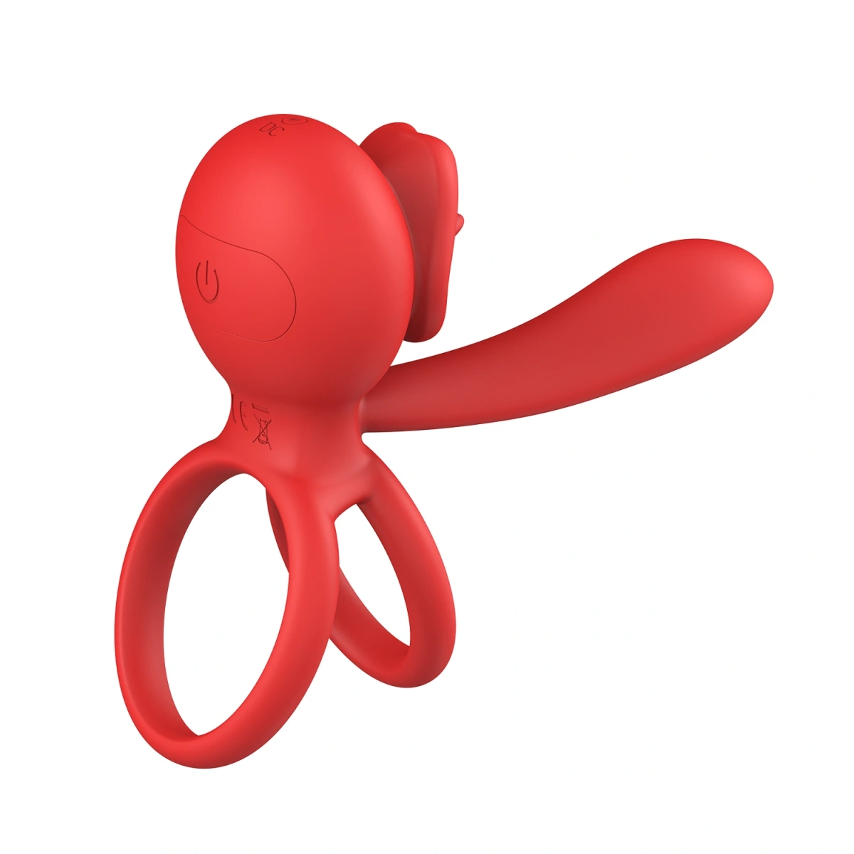 Anillo recargable doble con lengua y APP - Imagen 6