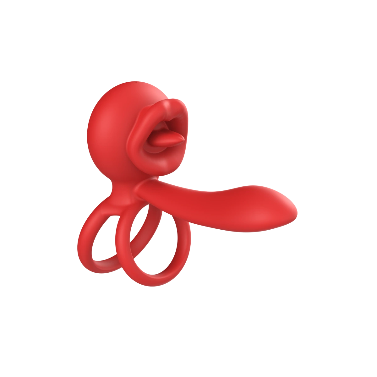 Anillo recargable doble con lengua y APP - Imagen 4