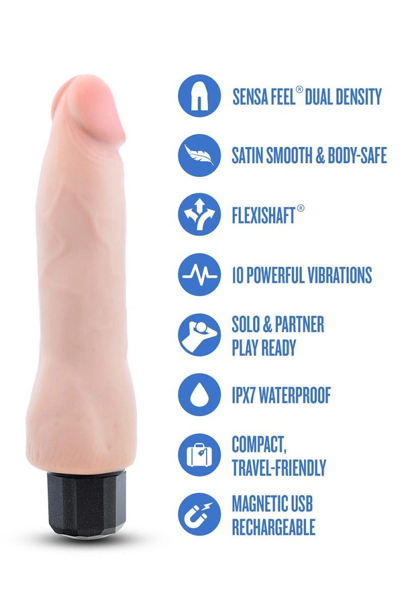 Realístico recargable Au Naturel vainilla ice - Imagen 5