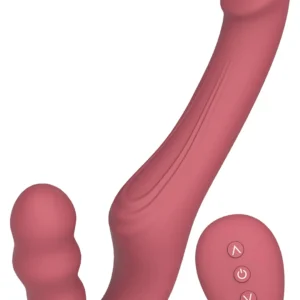 Strapless strap on vibrator