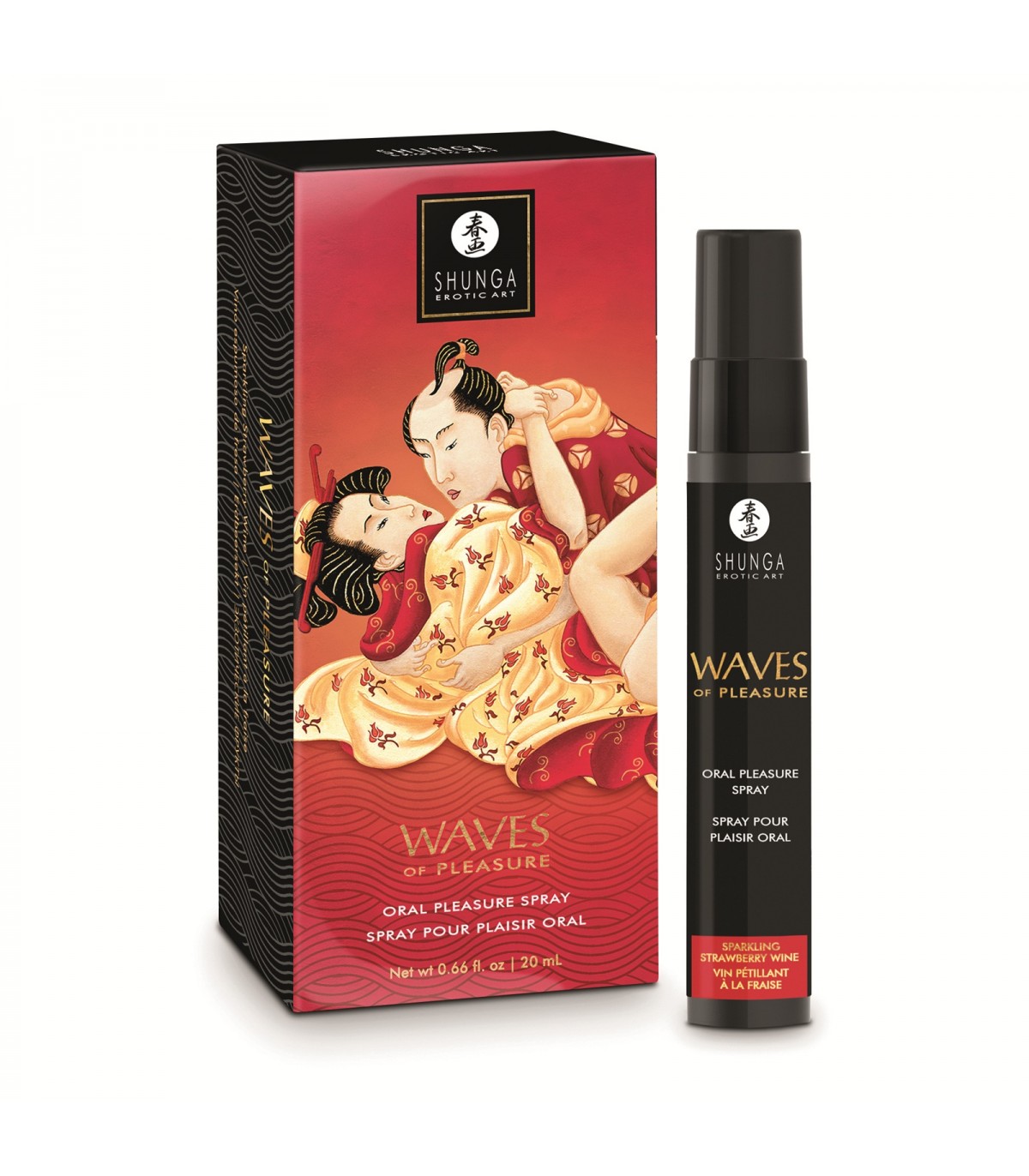 Spray oral waves of pleasure Fresa y champagne - Imagen 3