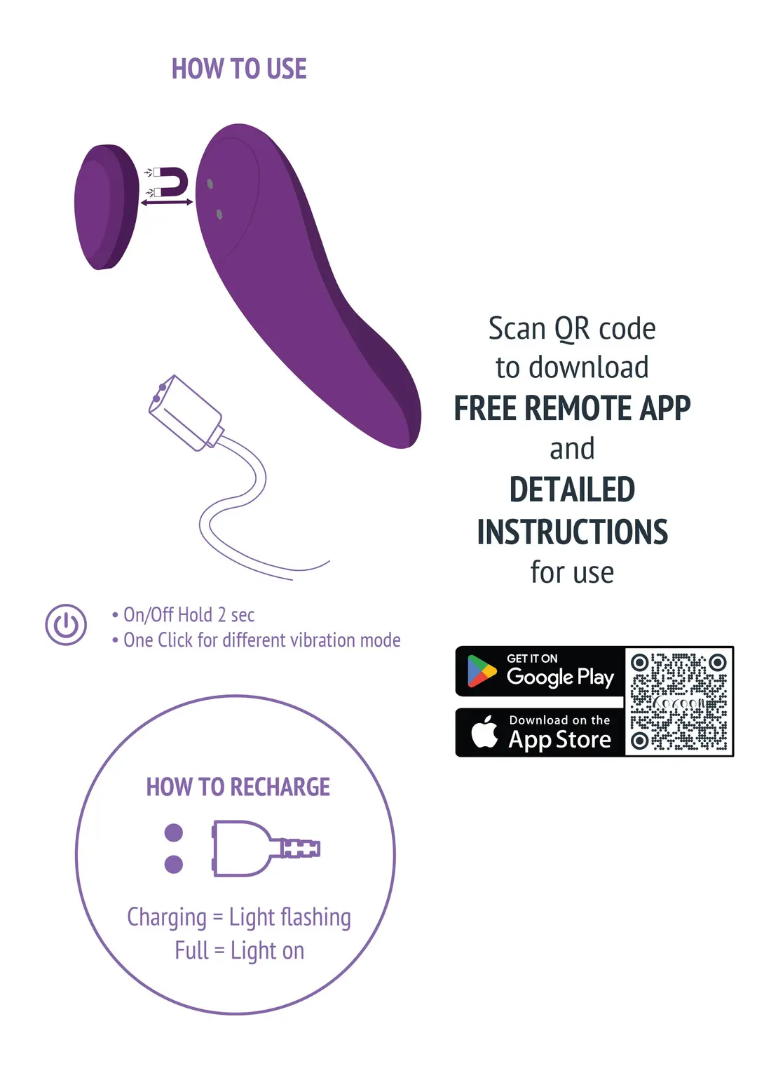 Panty vibrador con APP Dante night - Imagen 8