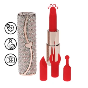 Pintalabios recargable con 4 accesorios Loveline