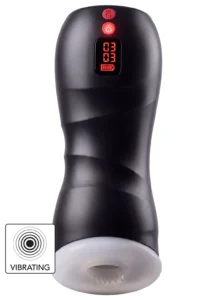 Vibrating twin turbo masturbator