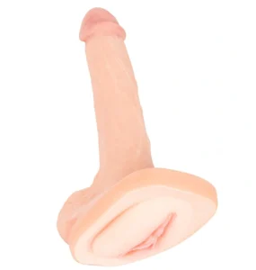 3 en 1 funda,dildo y masturbador Nature Skin