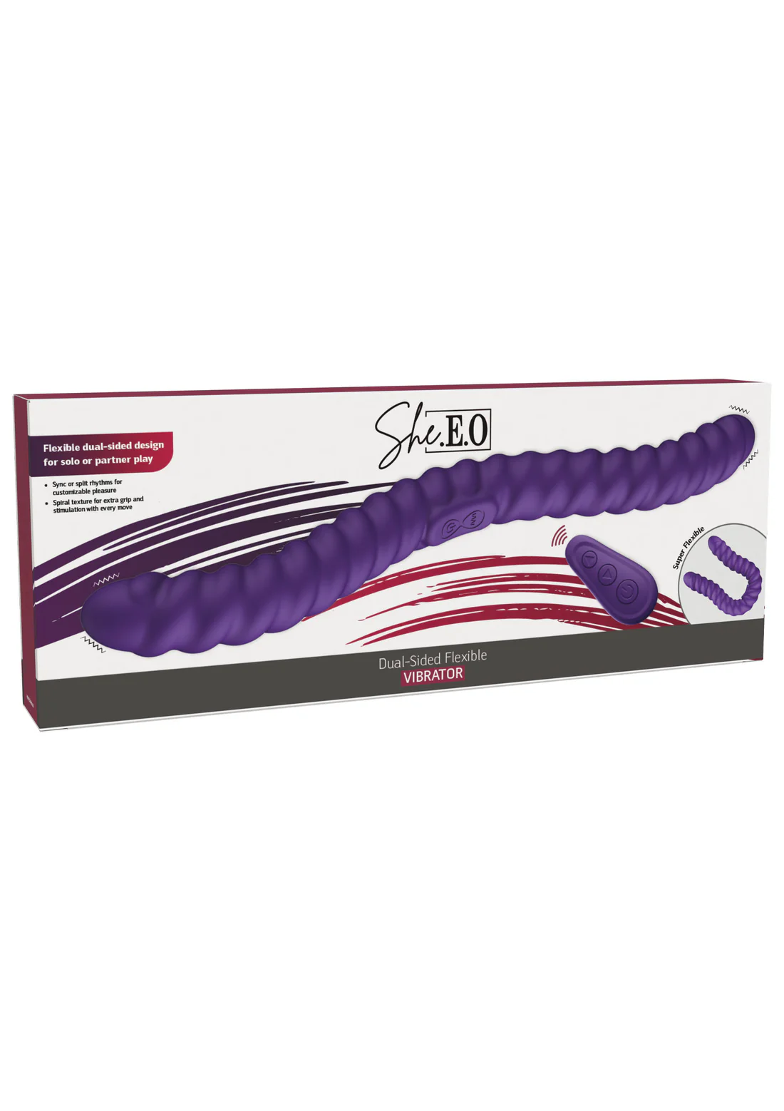 Dual-Sided Flexible Vibrator by She E.O - Imagen 2