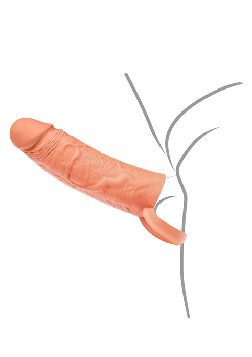 Penis Sleeve Liquid Silicone Ring 18 cm - Imagen 5