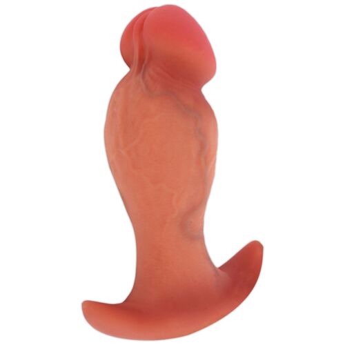 Realistic Buttplug Liquid Silicone 13 cm Inferno