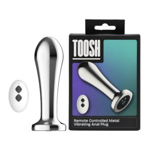 Plug anal metal con mando Toosh