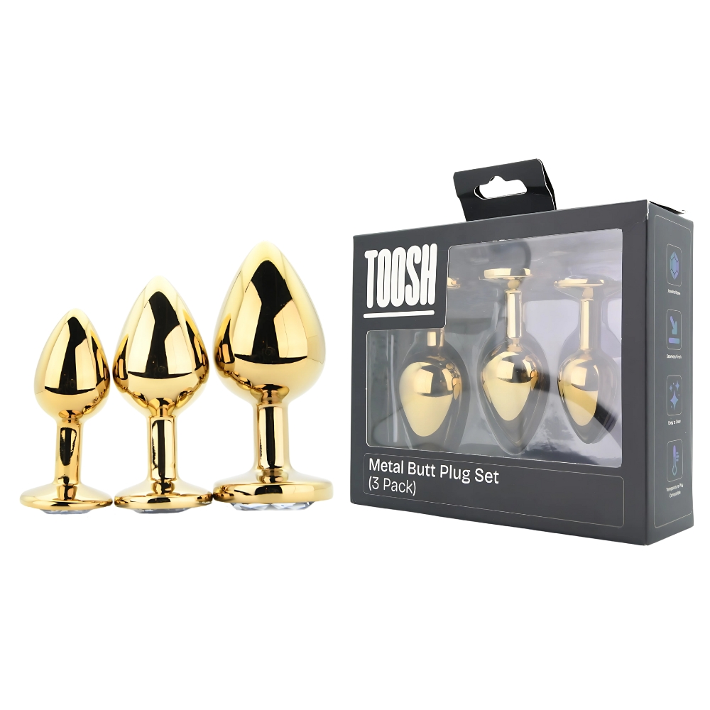 Metal butt plug 3 set Toosh