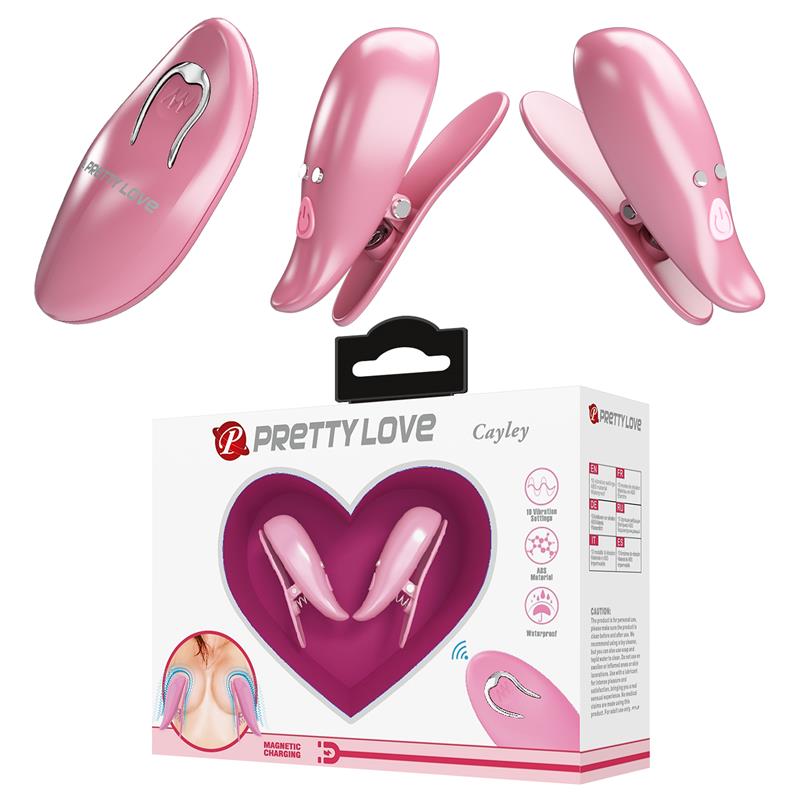 Pinzas vibradoras recargables con mando Cayley