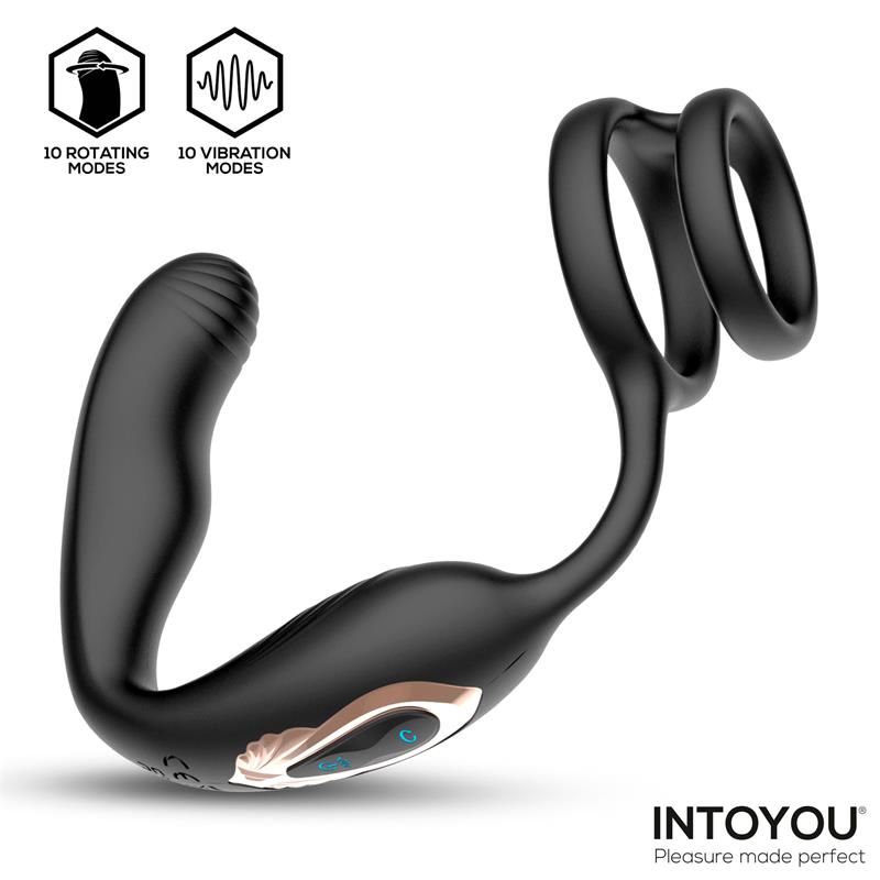 Masajeador prostático 360º con anillo doble - Imagen 2