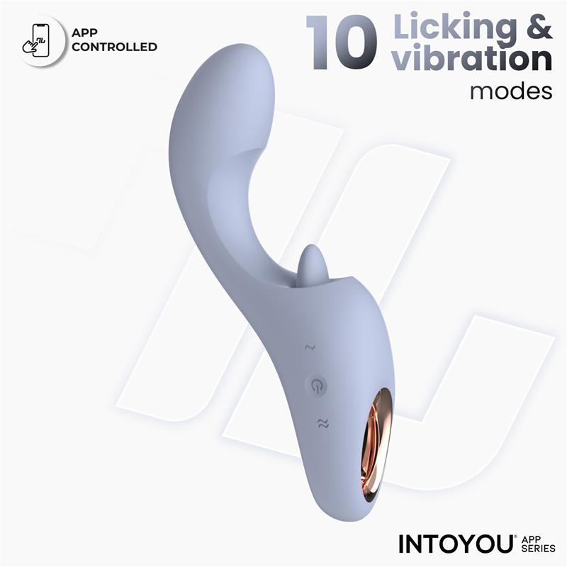 Vibrador con lengua efecto licking y APP Licky - Imagen 2