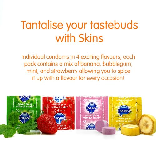 Preservativos Skins Flavoured 16u - Imagen 3