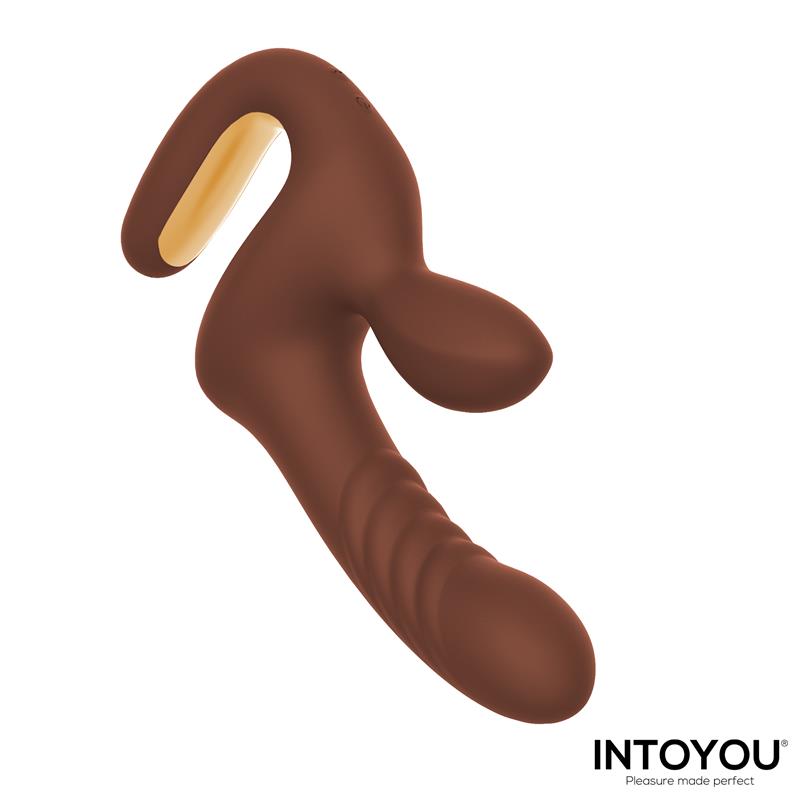 Vibrador con thrusting y mango ergonómico Mocca - Imagen 3