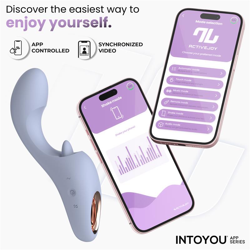 Vibrador con lengua efecto licking y APP Licky - Imagen 3