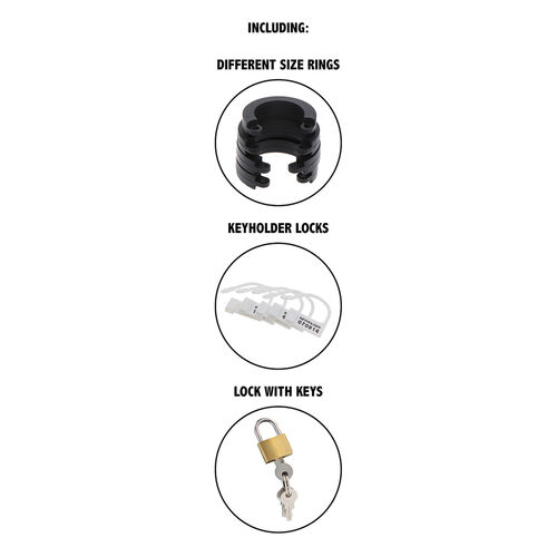 Chastity cock cage silicone Hidden desire - Imagen 4