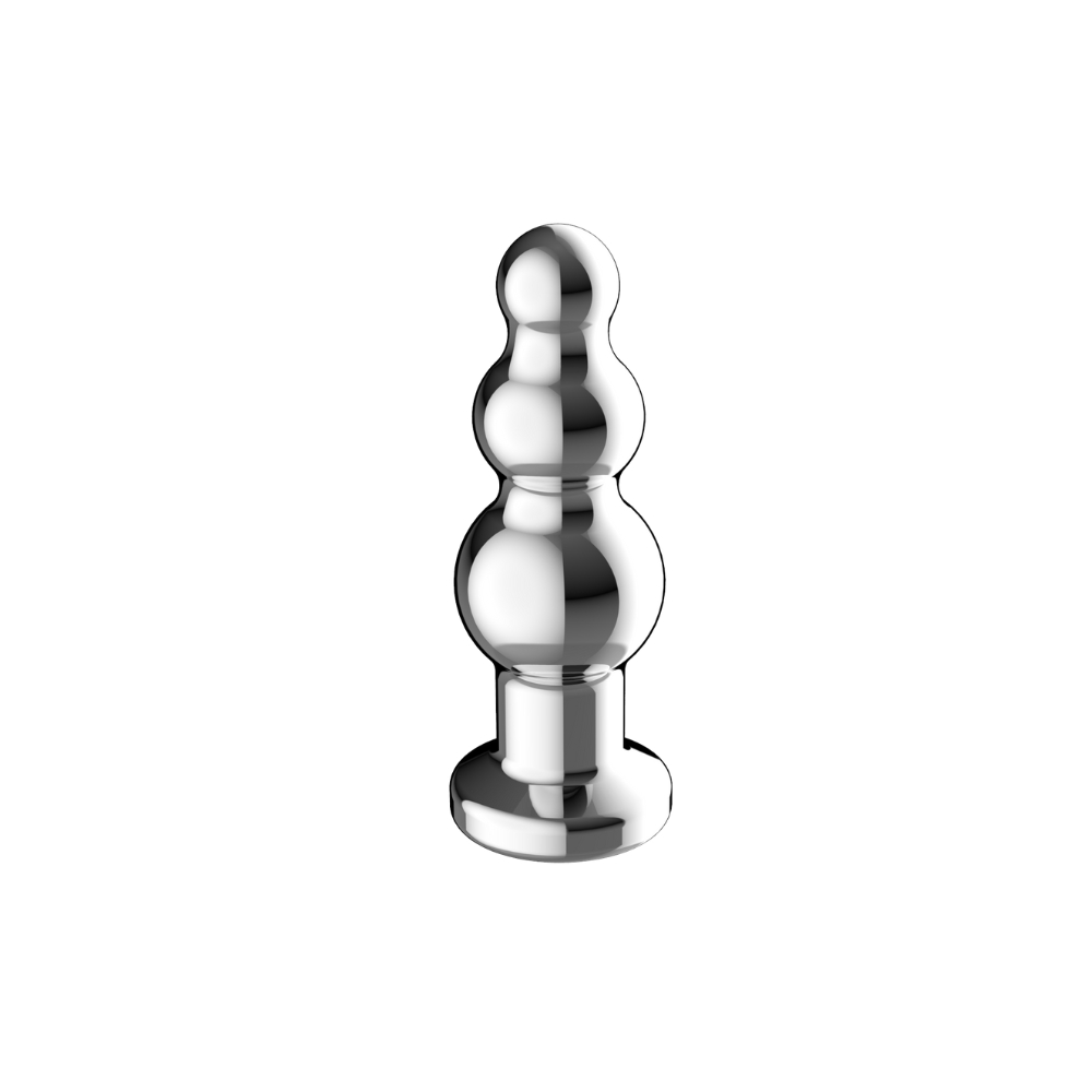 Plug anal bolas vibradoras metal con mando Toosh - Imagen 5