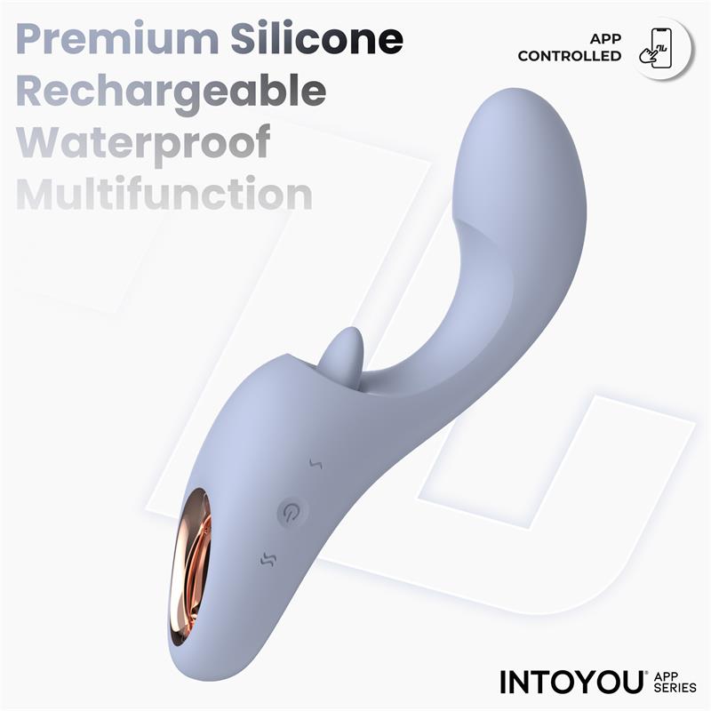 Vibrador con lengua efecto licking y APP Licky - Imagen 5