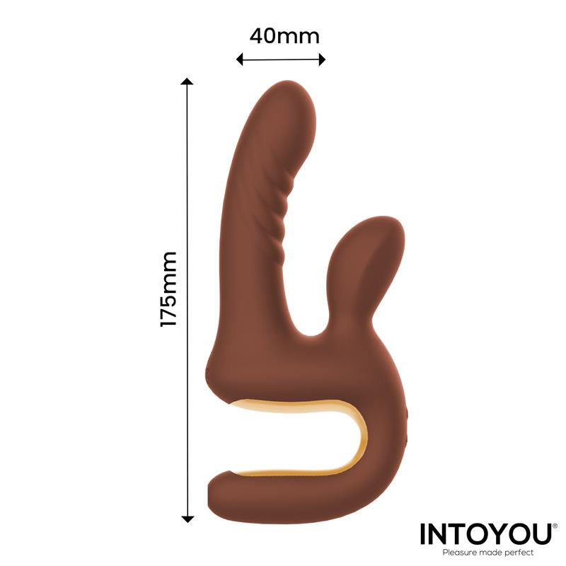 Vibrador con thrusting y mango ergonómico Mocca - Imagen 7
