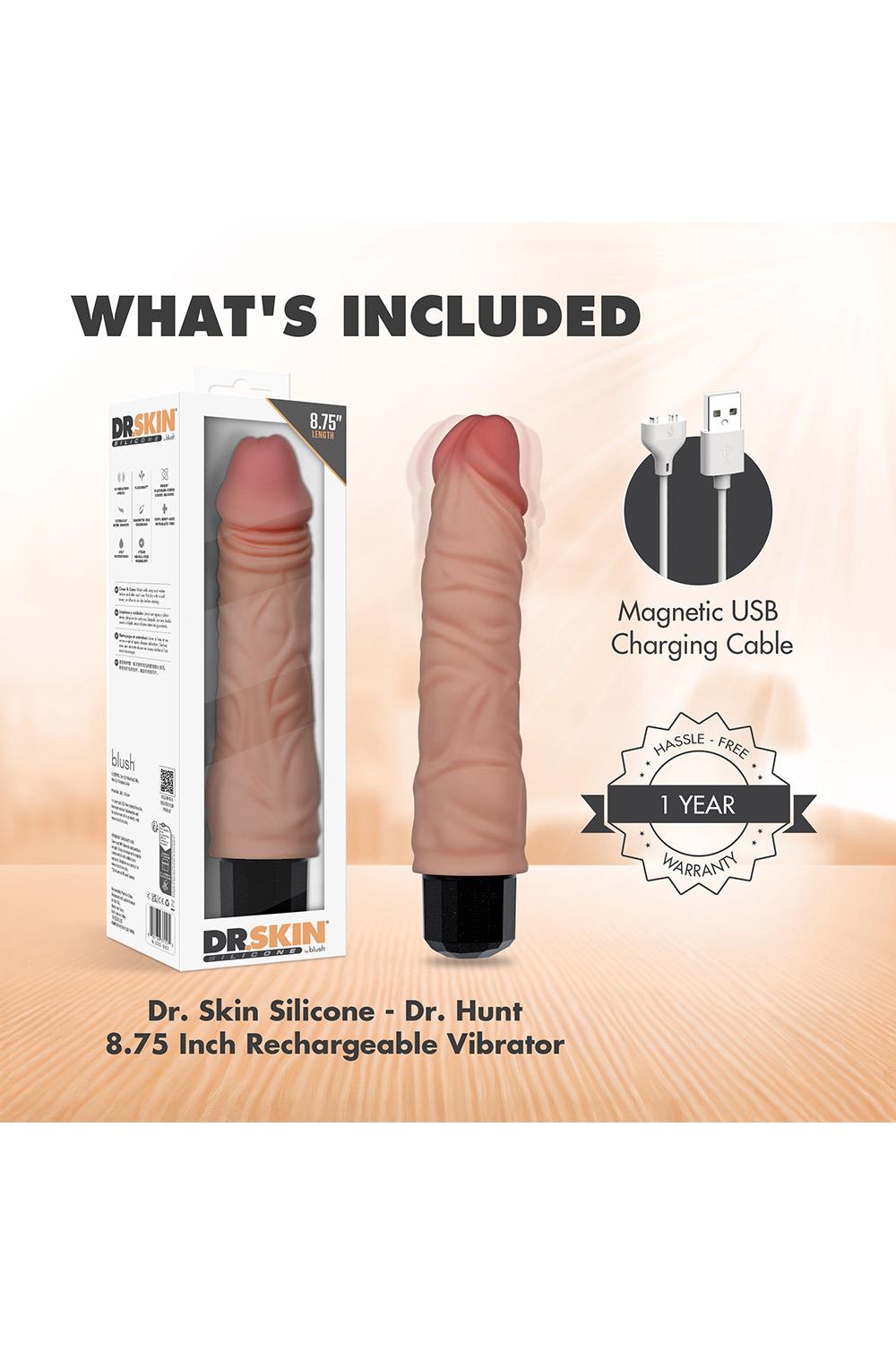 Vibrador recargable Dr Hunt - Imagen 12