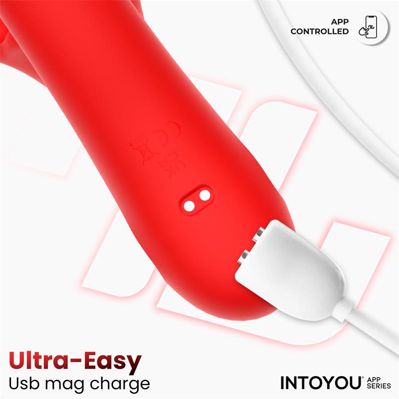 Vibrador con bola rotadora y mordisqueo Franky - Imagen 11
