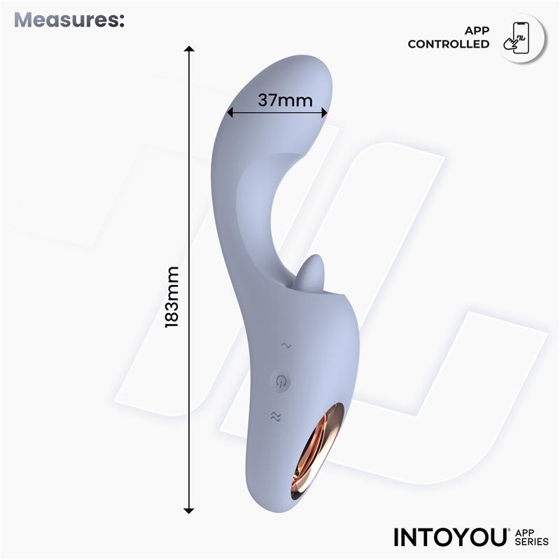 Vibrador con lengua efecto licking y APP Licky - Imagen 12