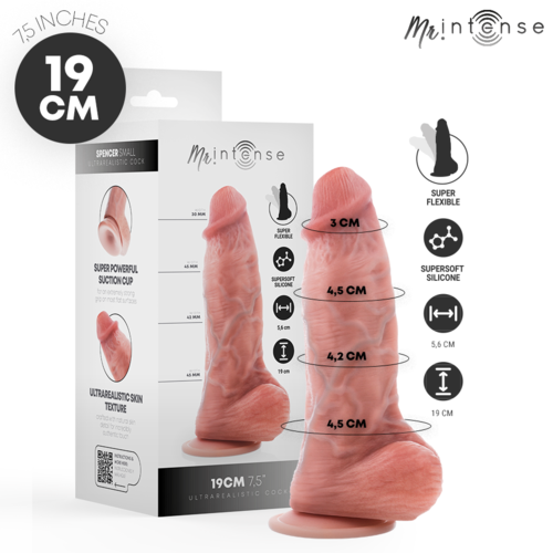 Ultrarealístico Spencer S 19cm x 4.5cm