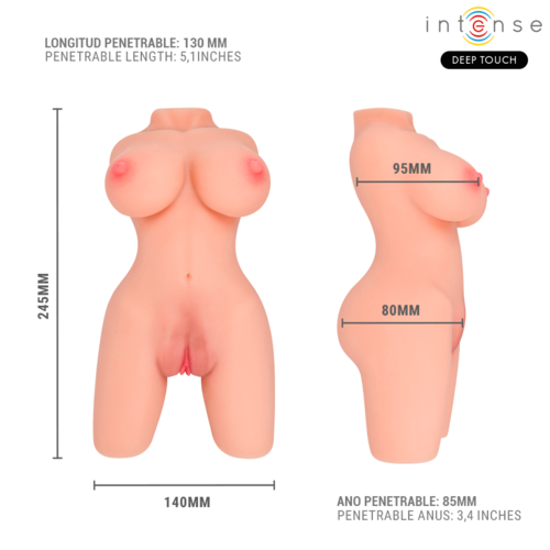 Torso realista vagina y ano Jesse - Imagen 5