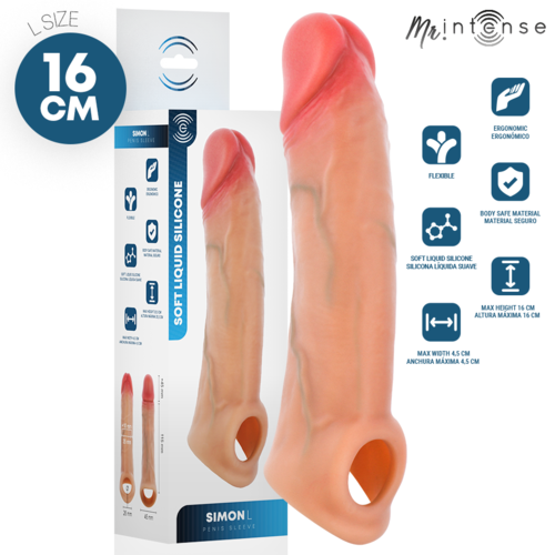 Funda realista pene Simon T-L