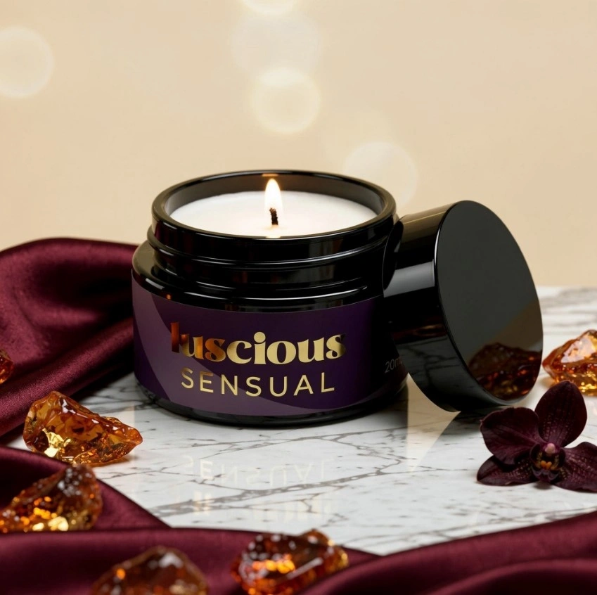 Vela masaje con feromonas luscious 20ml - Imagen 2