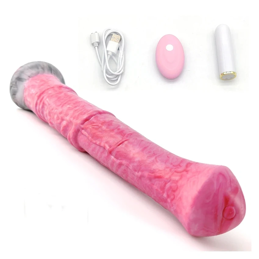 Dildo caballo recargable con mando 29cm - Imagen 2