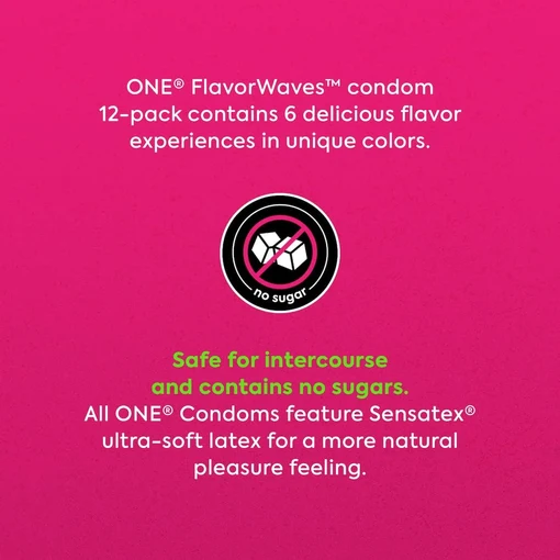 Preservativos ONE Flavour waves 12u - Imagen 4