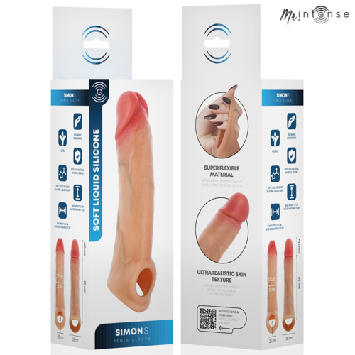 Funda realista pene Simon T-M - Imagen 5