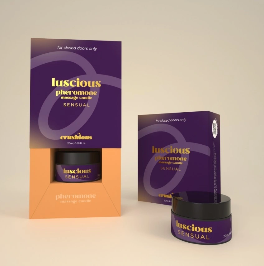 Vela masaje con feromonas luscious 20ml - Imagen 5