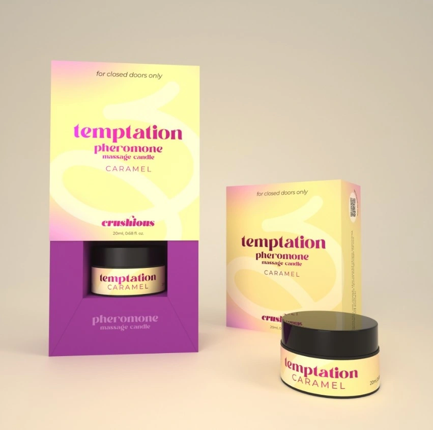 Vela masaje con feromonas caramelo 20ml - Imagen 5