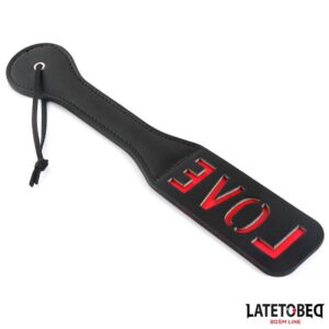 Pala spanking doble capa LOVE 32cm