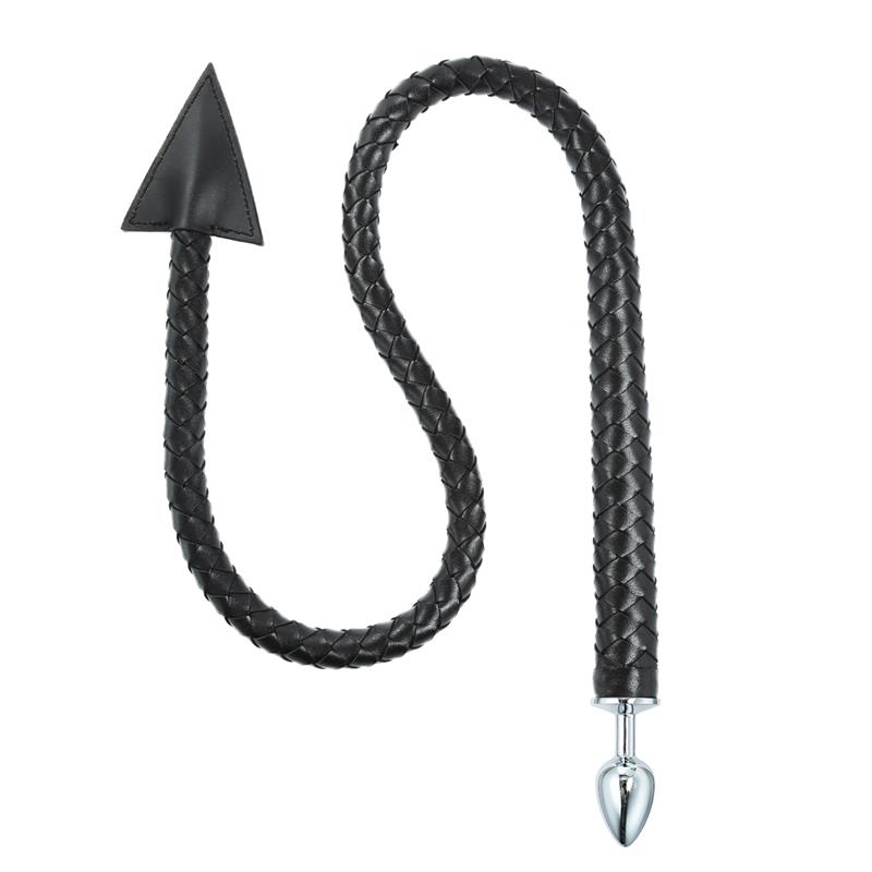 Plug anal metal con cola diablo 108cm