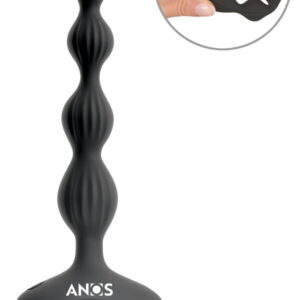 Flexible anal beads with jumping vibrations