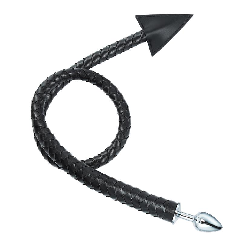 Plug anal metal con cola diablo 108cm - Imagen 3