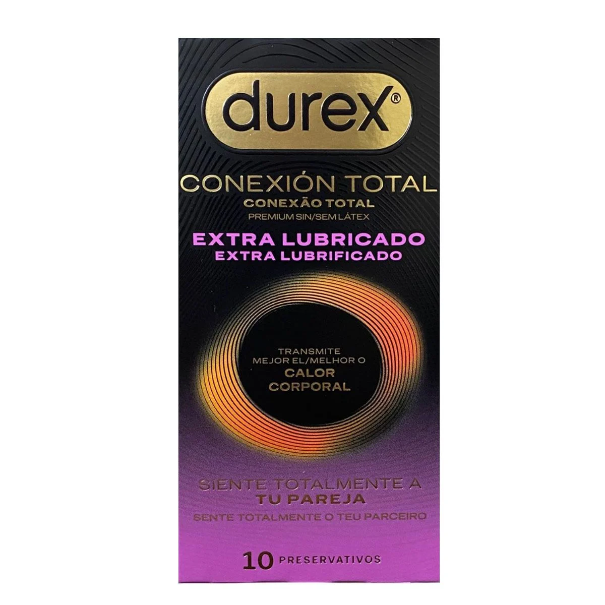 Durex conexión total extralubricado 10u