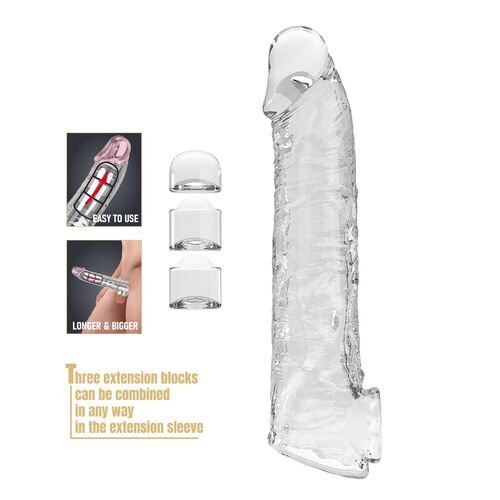 Funda extensora transparente 26x4cm - Imagen 2