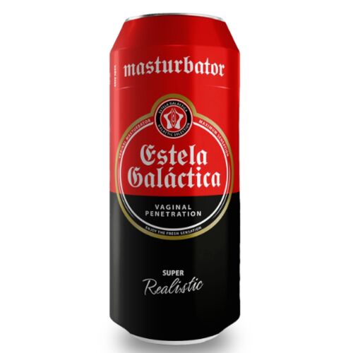 Lata cerveza vagina Estela Galáctica - Imagen 4