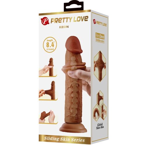 Dildo sliding skin 20cm Keon - Imagen 7